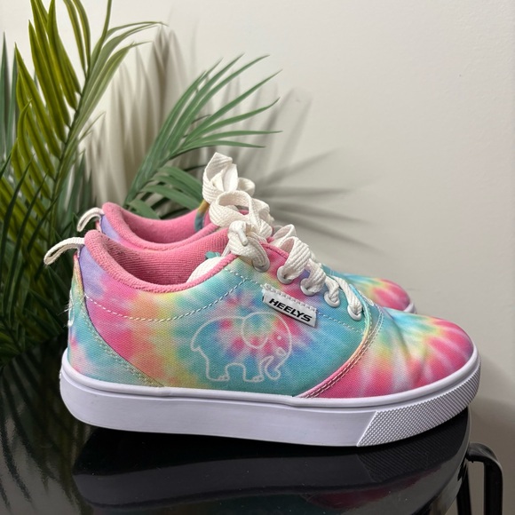 Heelys Youth Girls Pro 20 Prints Ivory Ella Wheels Skate Sneaker Shoes - Picture 3 of 7